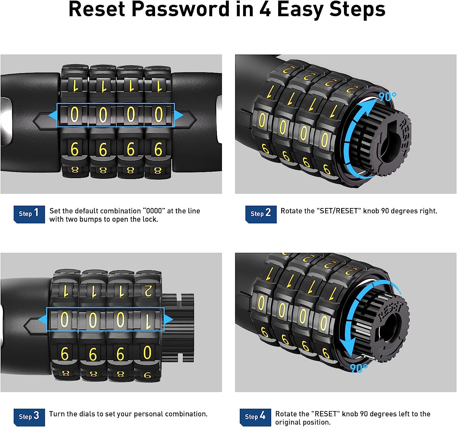 Cable Lock for All Scooter or Bike – Limited $6 Offer