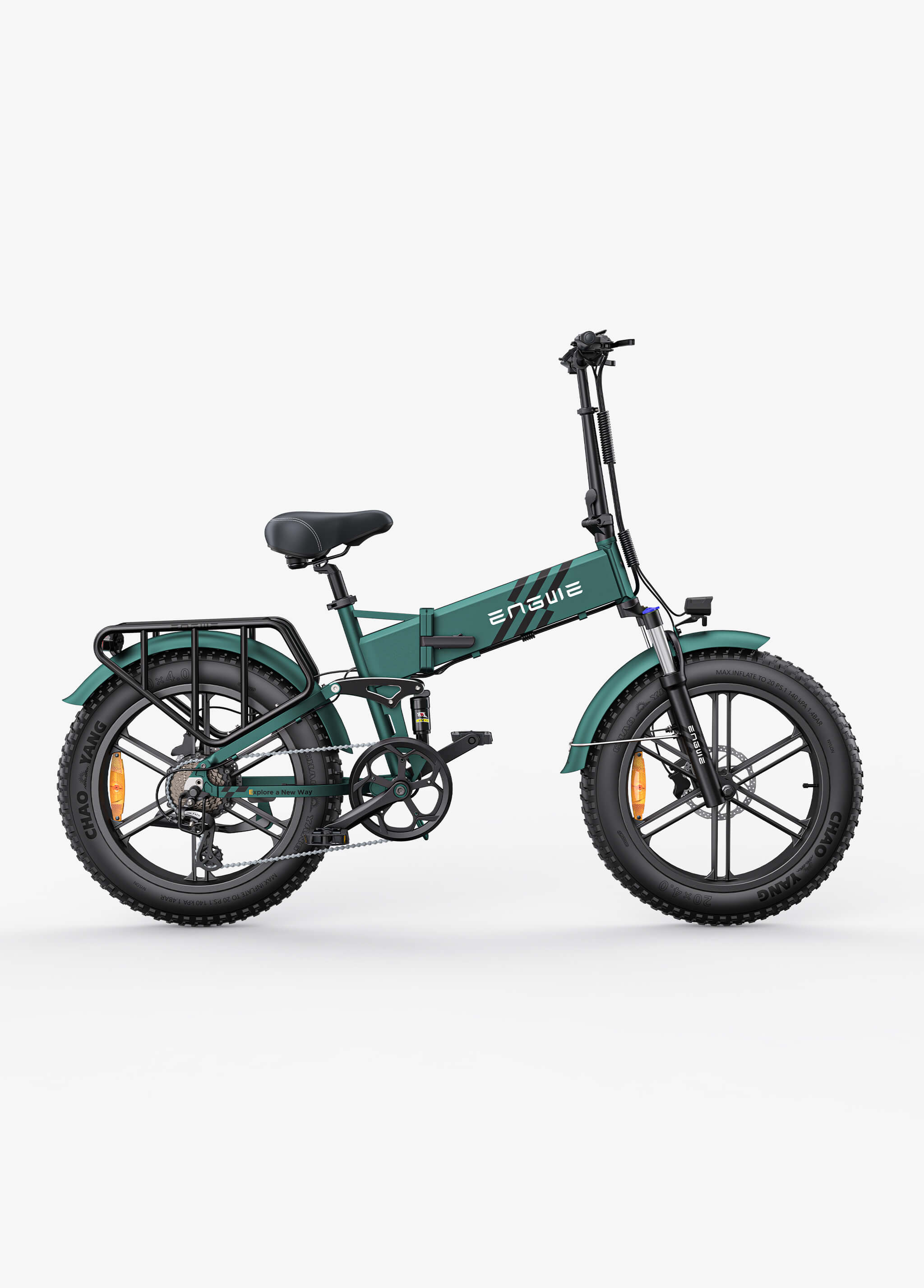 ENGINE PRO 2.0 Max Speed 25km/h Mileage 110km 75Nm High Torque Folding E-bike