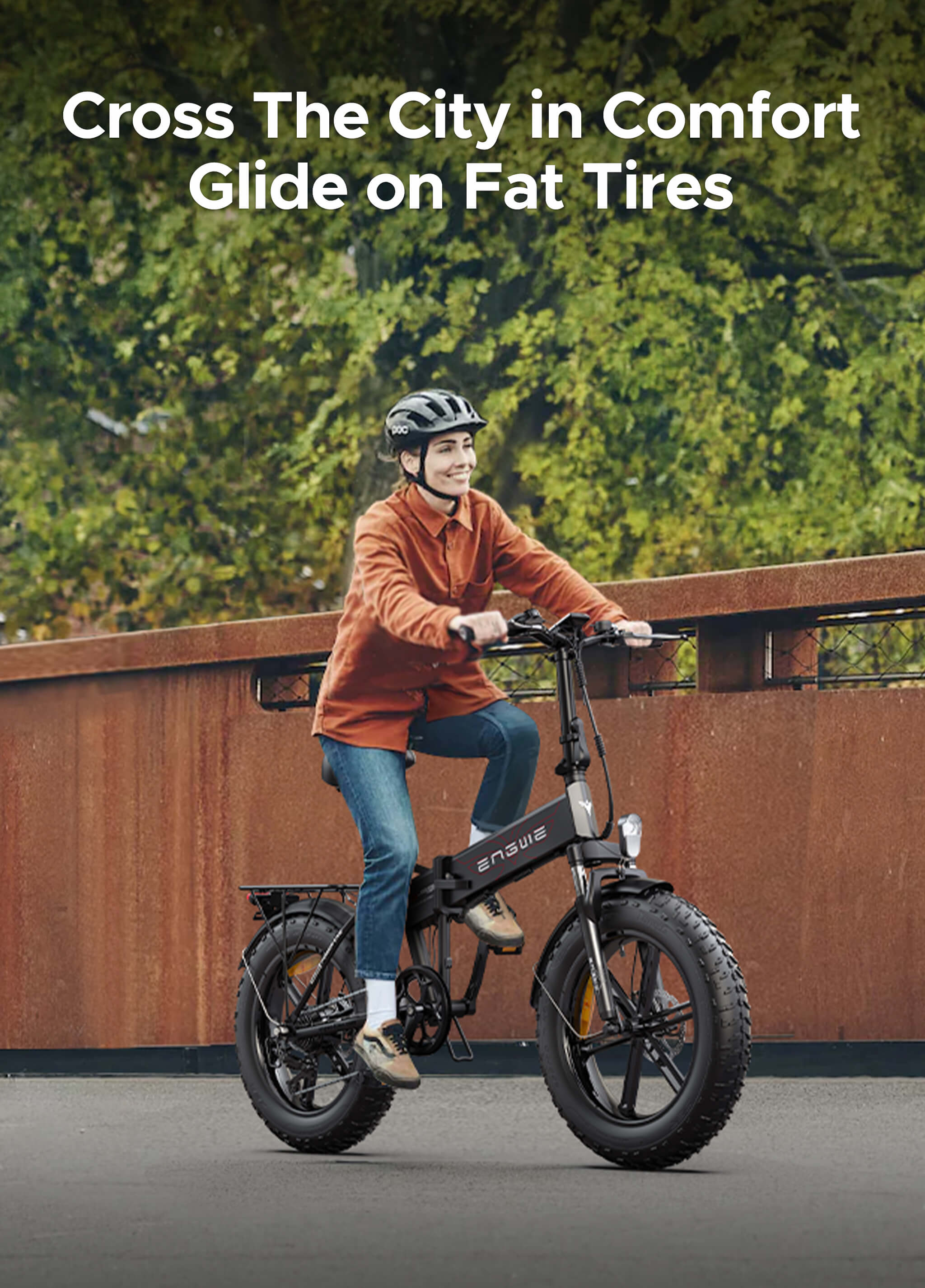 EP-2 Pro 120 km Range Max Speed 25 km/h Front Suspension Foldable E-bike