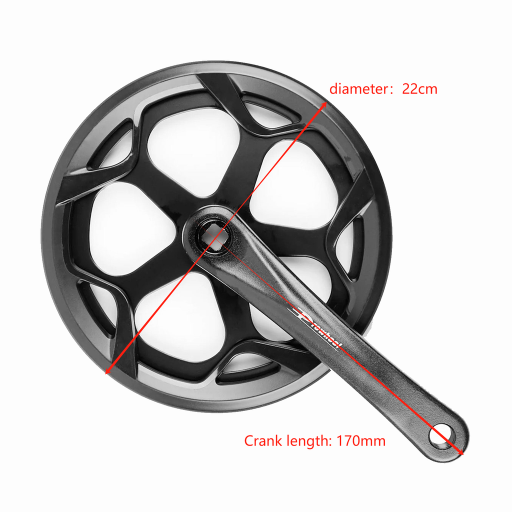 52T CRANKSET/CRANK ARM FOR E·BYCCO E-BIKE EB7PRO/GT2.0
