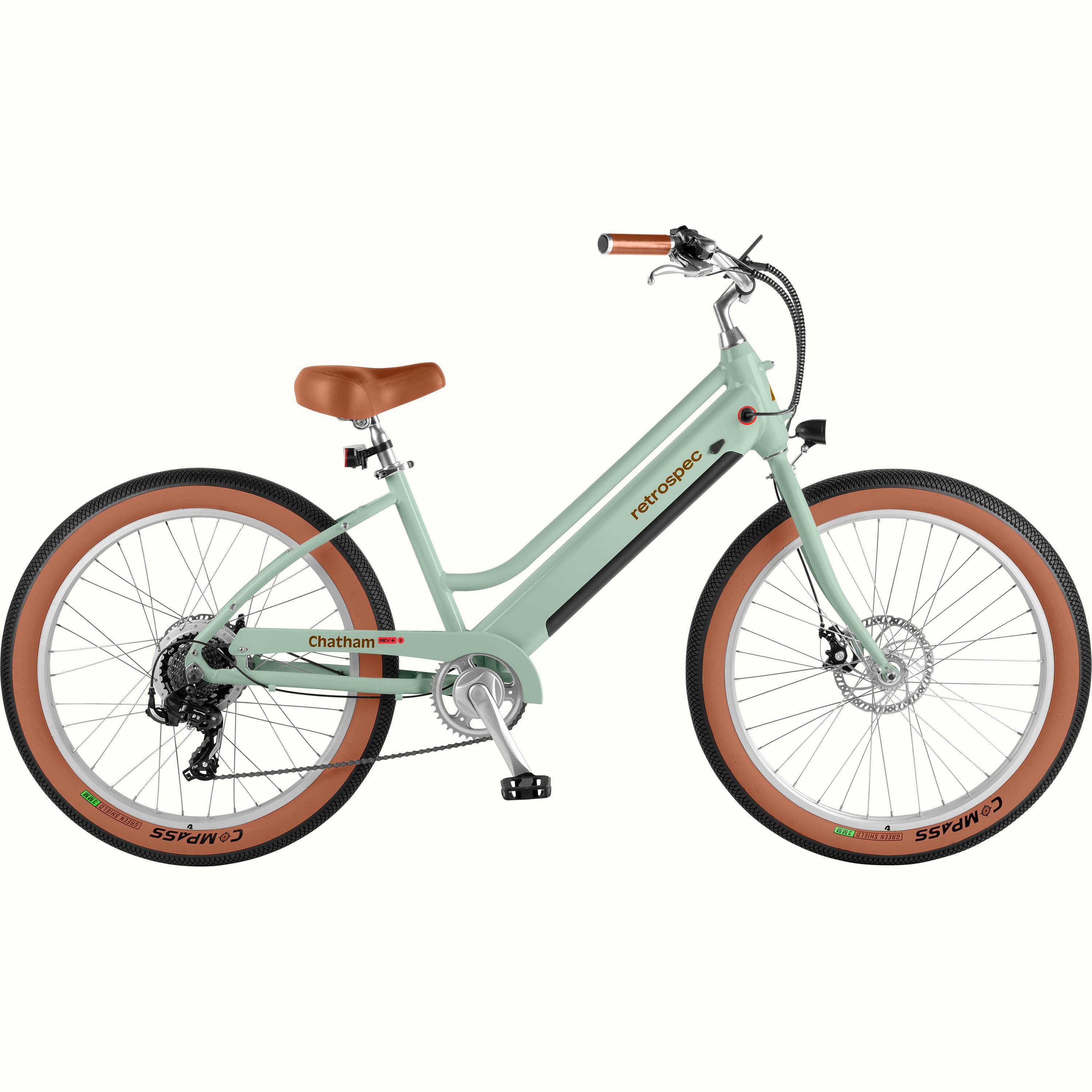 Chatham Rev+ 2 Beach Cruiser Electric Bike - Step Through