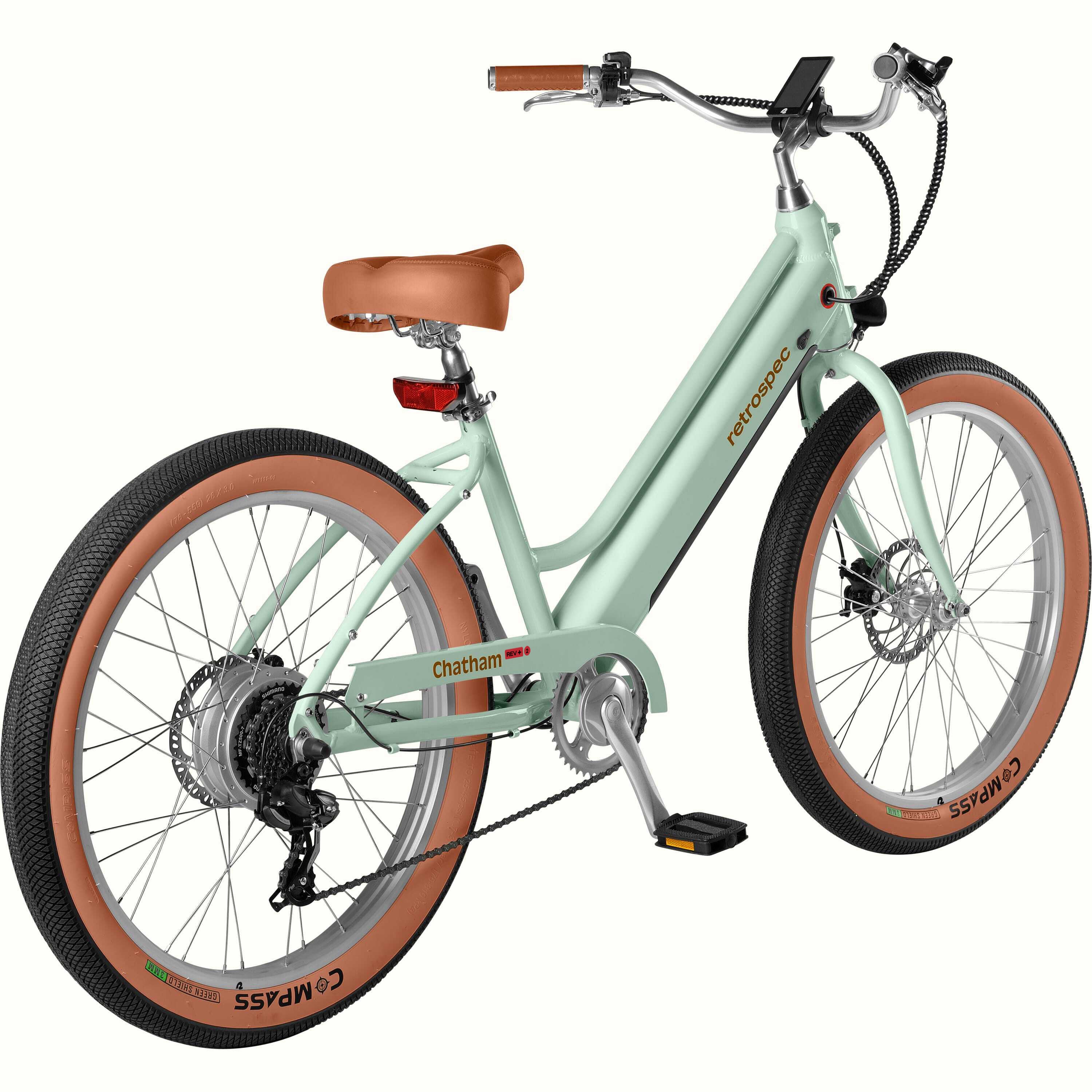 Chatham Rev+ 2 Beach Cruiser Electric Bike - Step Through