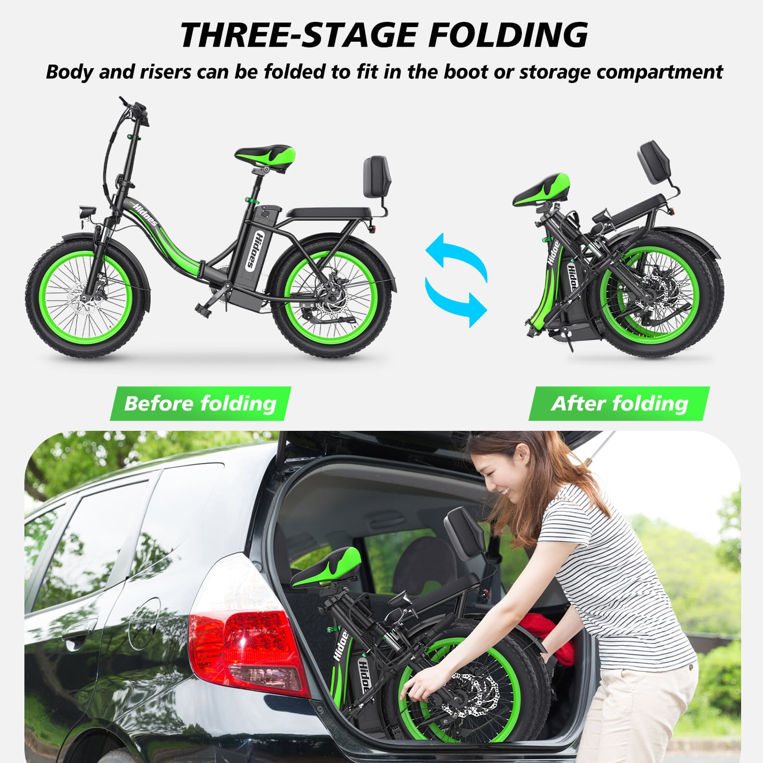 Hidoes C1 Folding Commuter Electric Bike