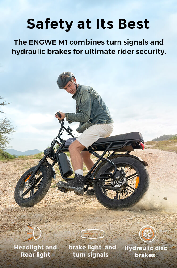 ENGWE M1 65Nm Torque Dual Passenger Motorcycle-styled E-bike