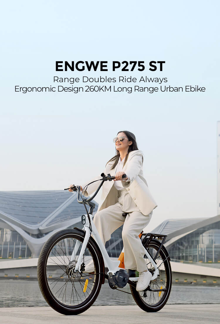 ENGWE P275 ST 250W 260km Ananda Torque Sensor Mid-drive Motor Commuting E-bike