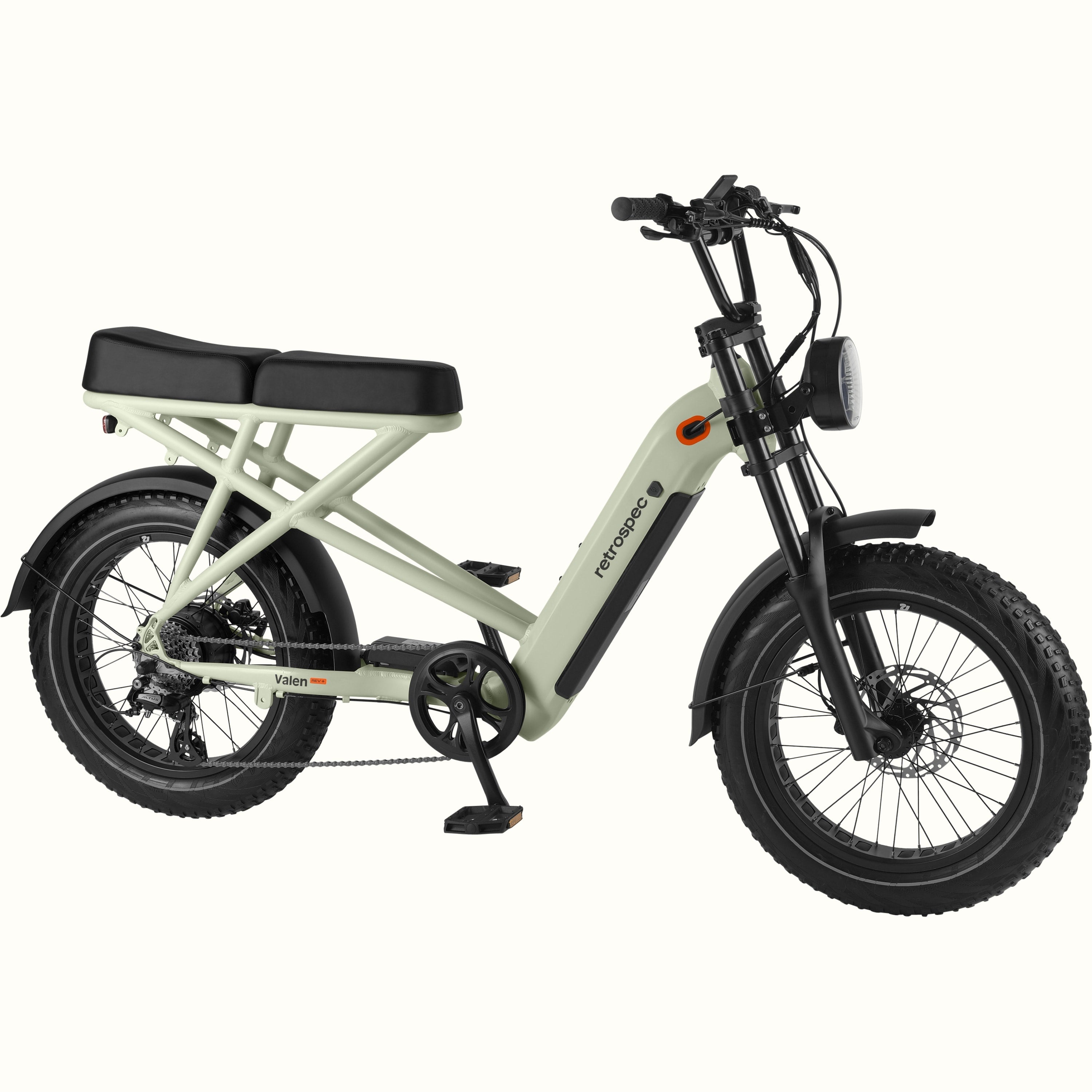 Valen Rev+ Fat Tire Electric Bike - Step Through