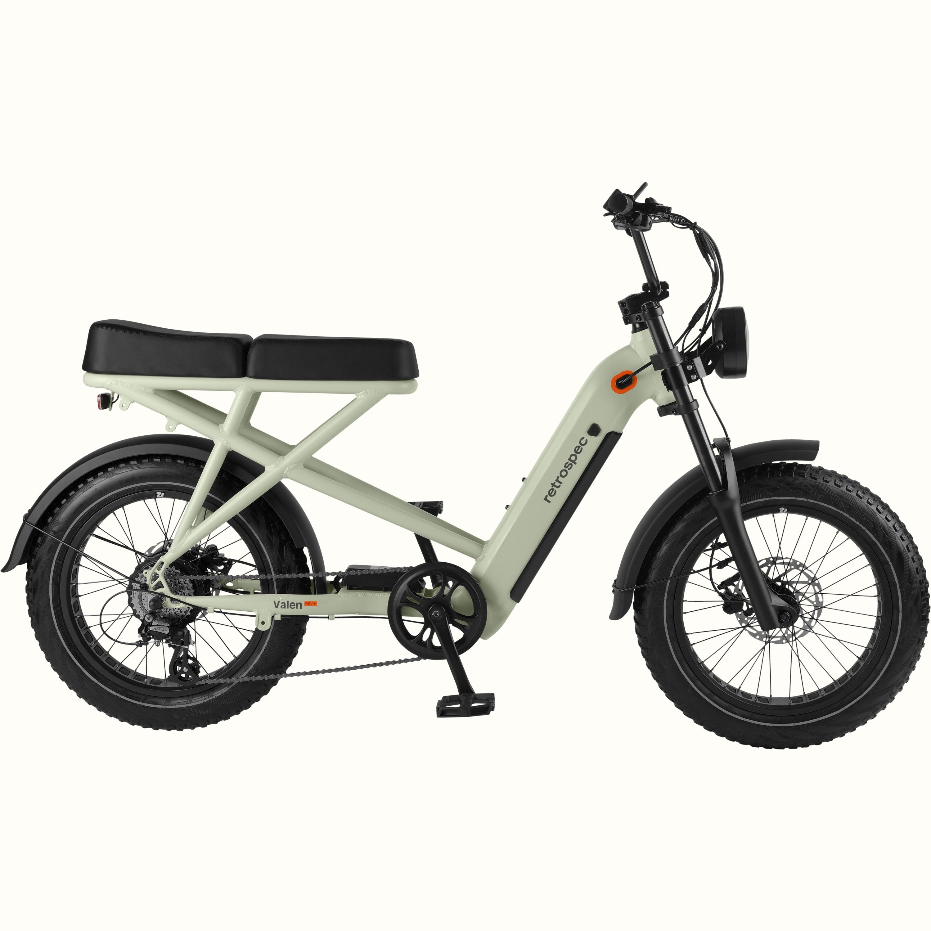 Valen Rev+ Fat Tire Electric Bike - Step Through