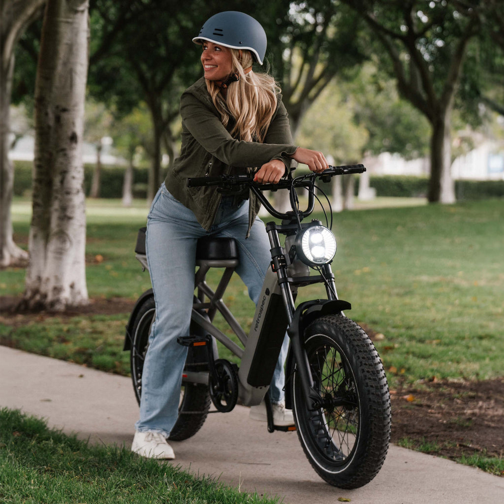 Valen Rev+ Fat Tire Electric Bike - Step Through