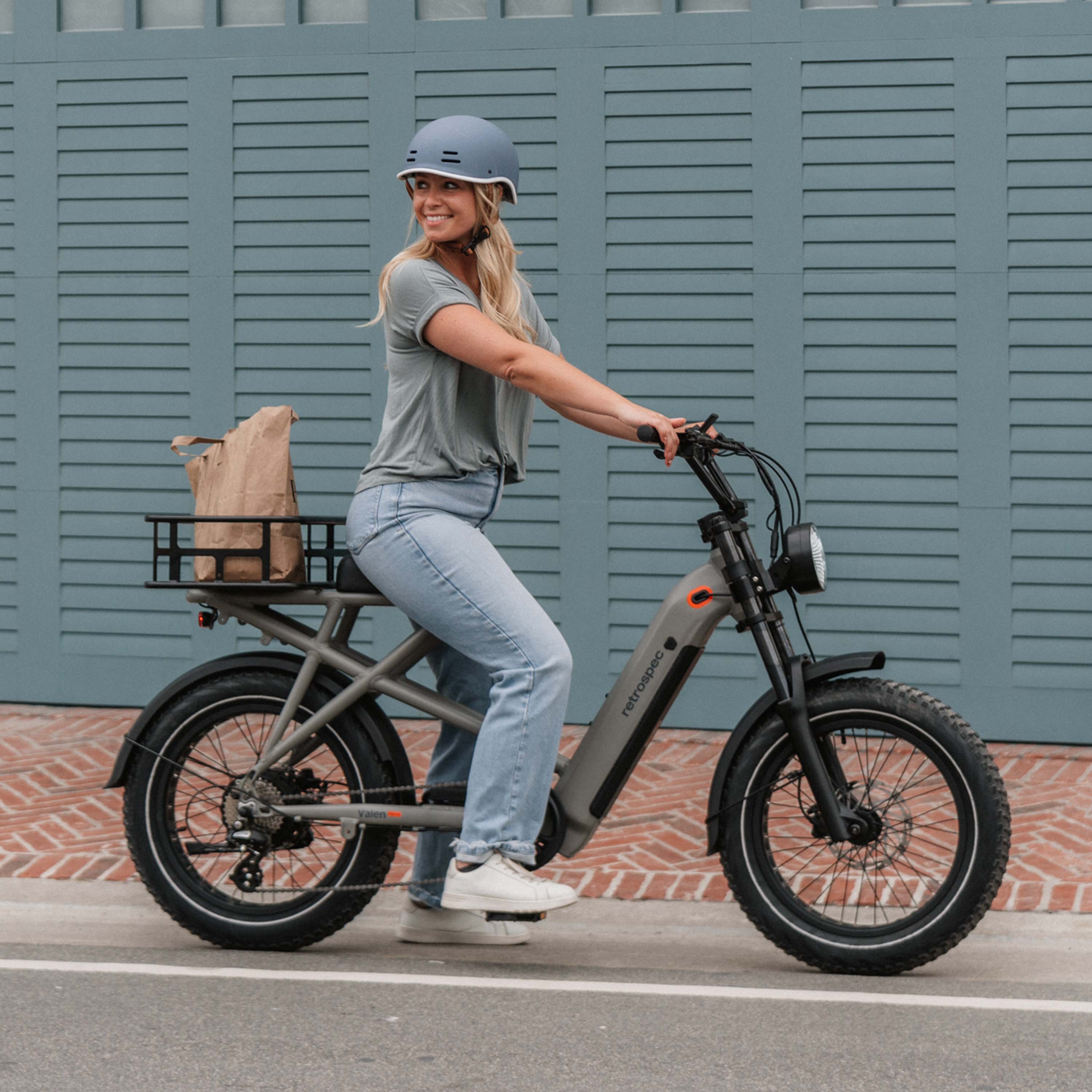 Valen Rev+ Fat Tire Electric Bike - Step Through
