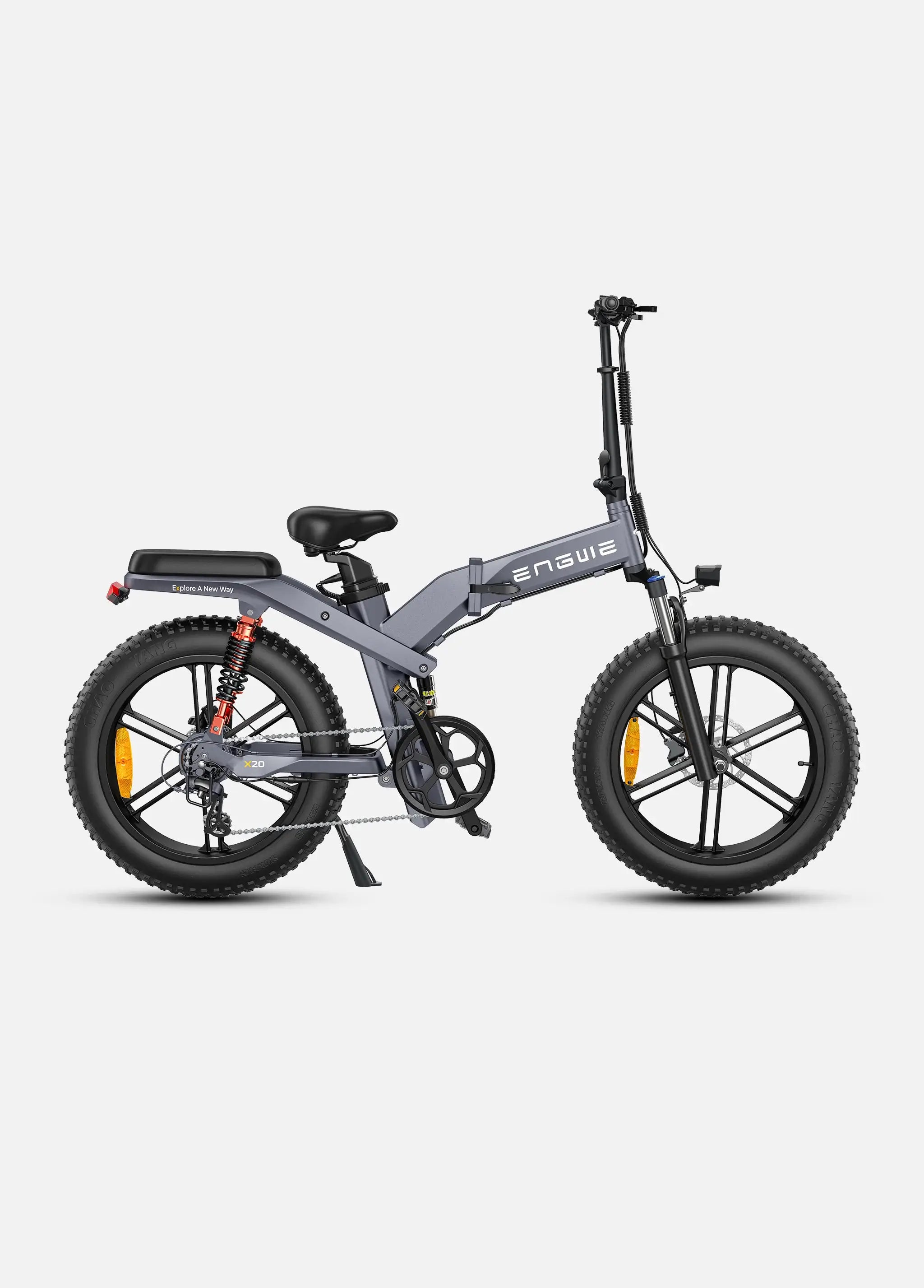 ENGWE X20 25 km/h Triple Suspension 22.2Ah Dual Batteries Foldable E-bike