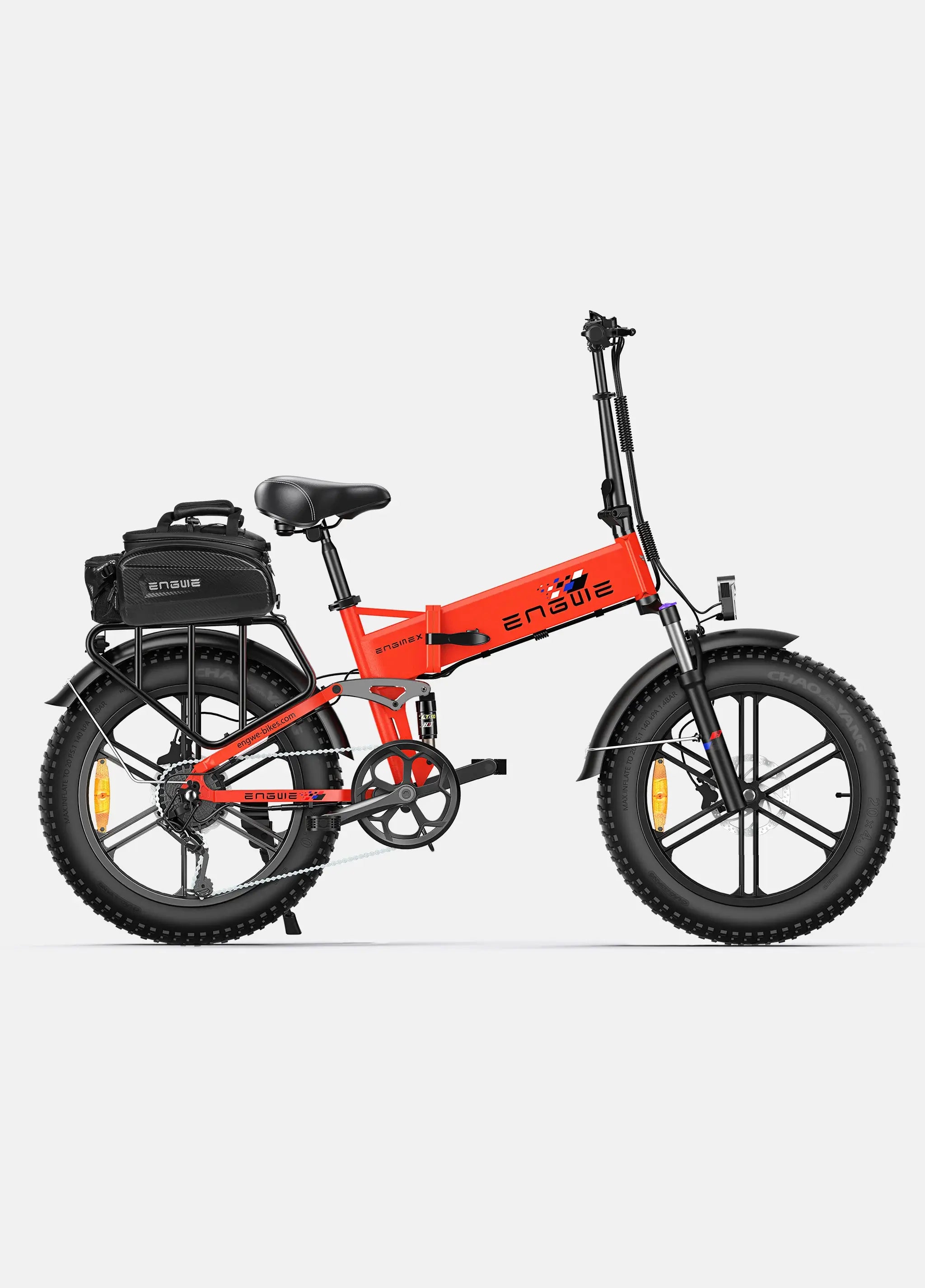 Engine X 100 km Range Max Speed 25 km/h Full Suspension Foldable E-bike