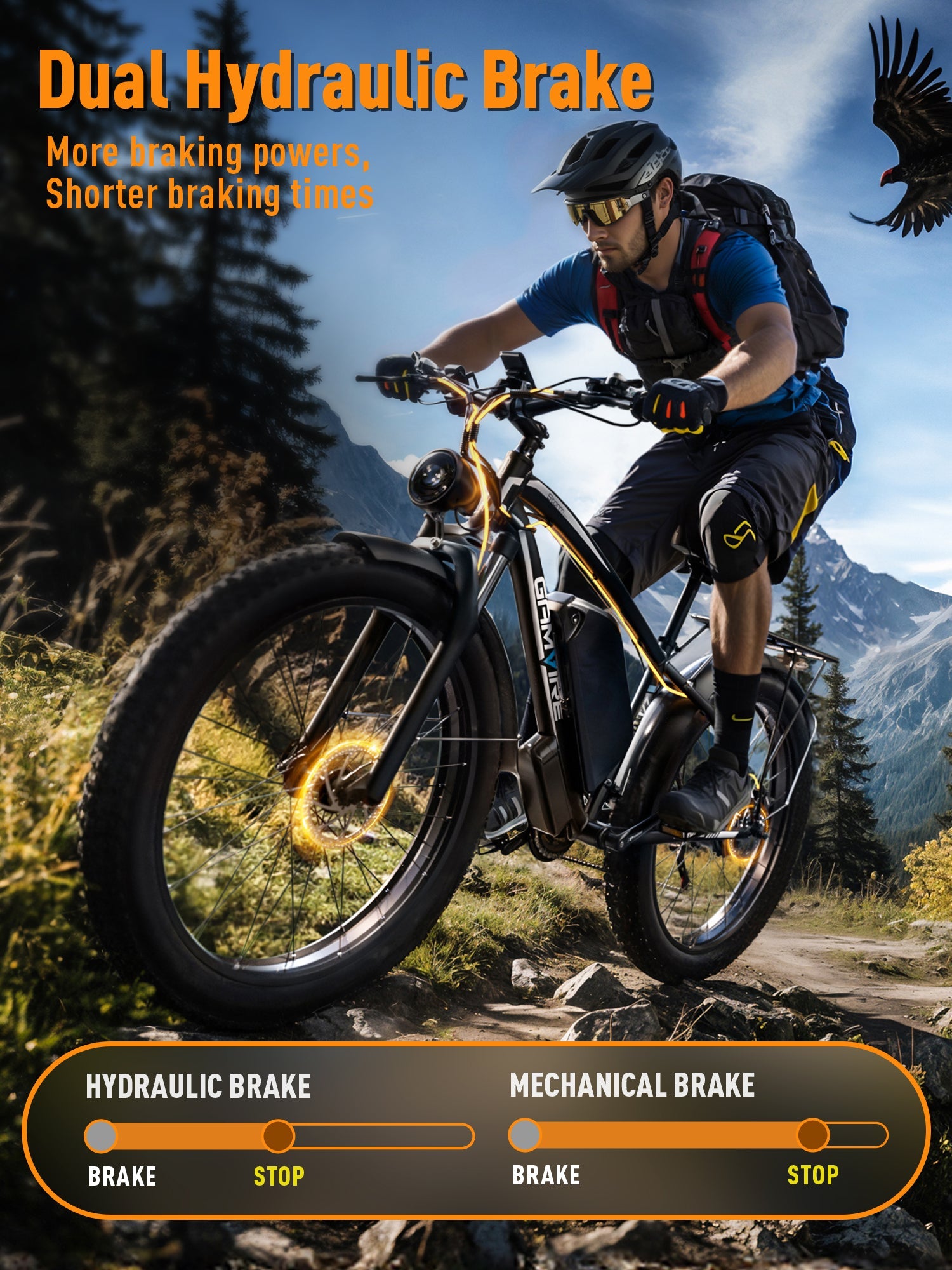 Refurbished 26" V7 electric bicycles 2000W Peak 2500W 52V 19.2Ah