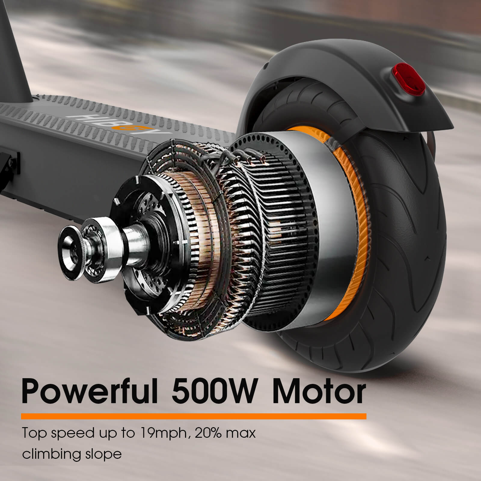 Hiboy S2 MAX Electric Scooter with Cable Lock