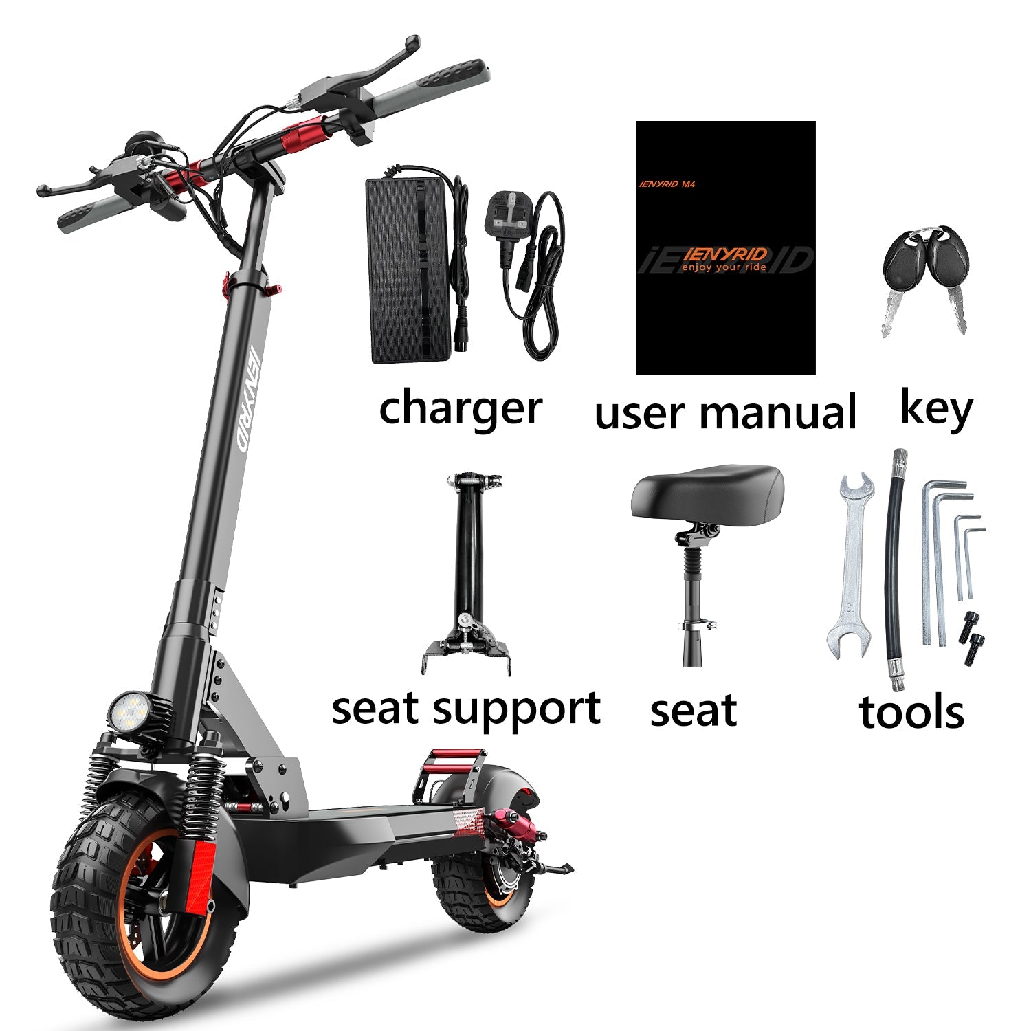 iENYRID M4 Electric Scooter for Adults with Seat