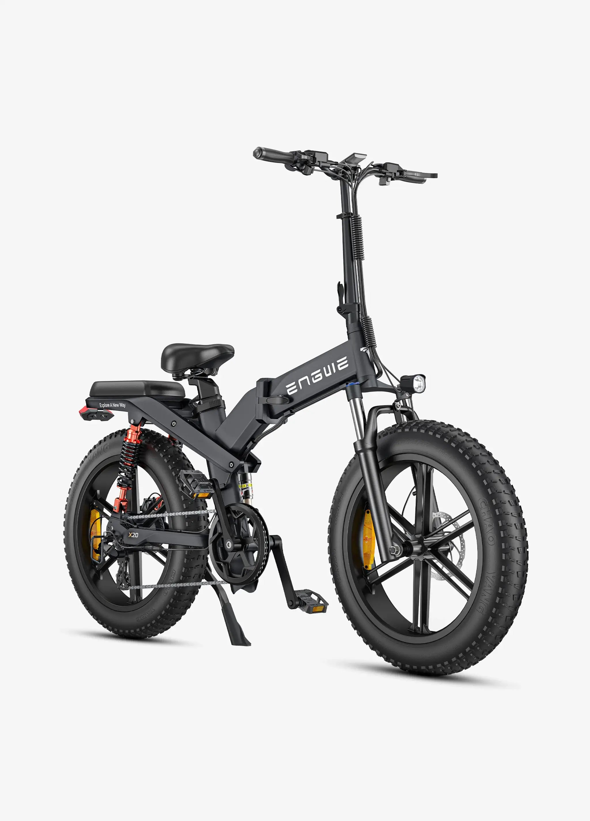 ENGWE X20 25 km/h Triple Suspension 22.2Ah Dual Batteries Foldable E-bike