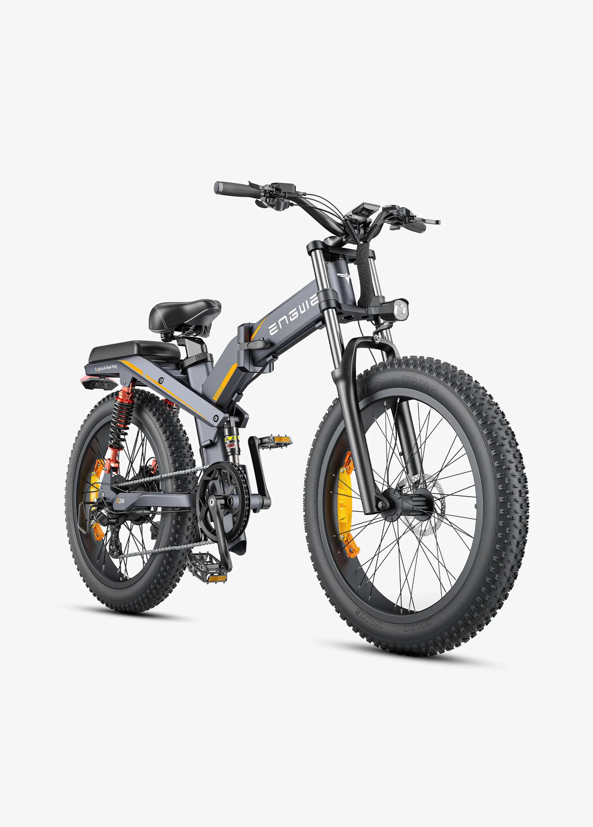 ENGWE X24 25 km/h 29.2Ah Dual Batteries Triple Suspension Foldable E-bike