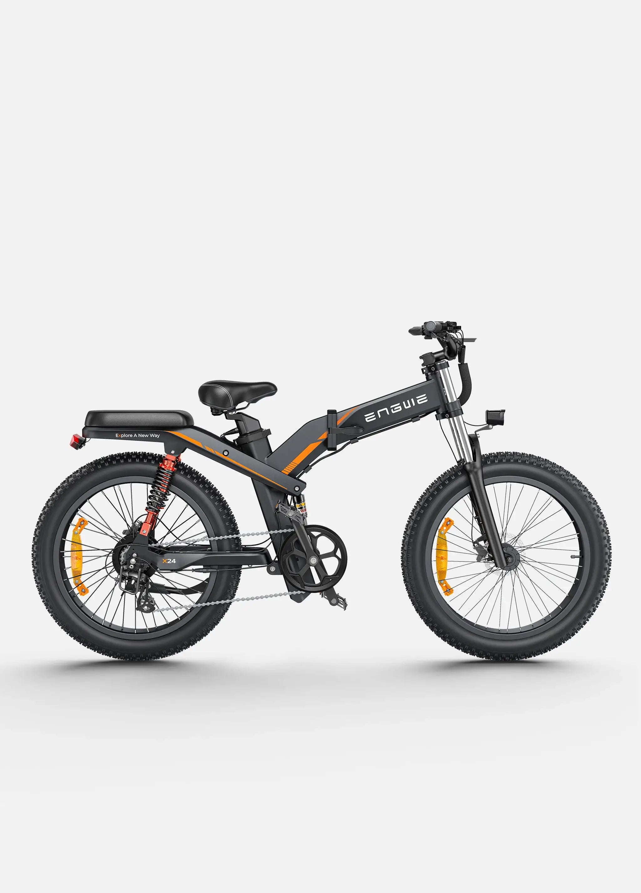 ENGWE X24 25 km/h 29.2Ah Dual Batteries Triple Suspension Foldable E-bike