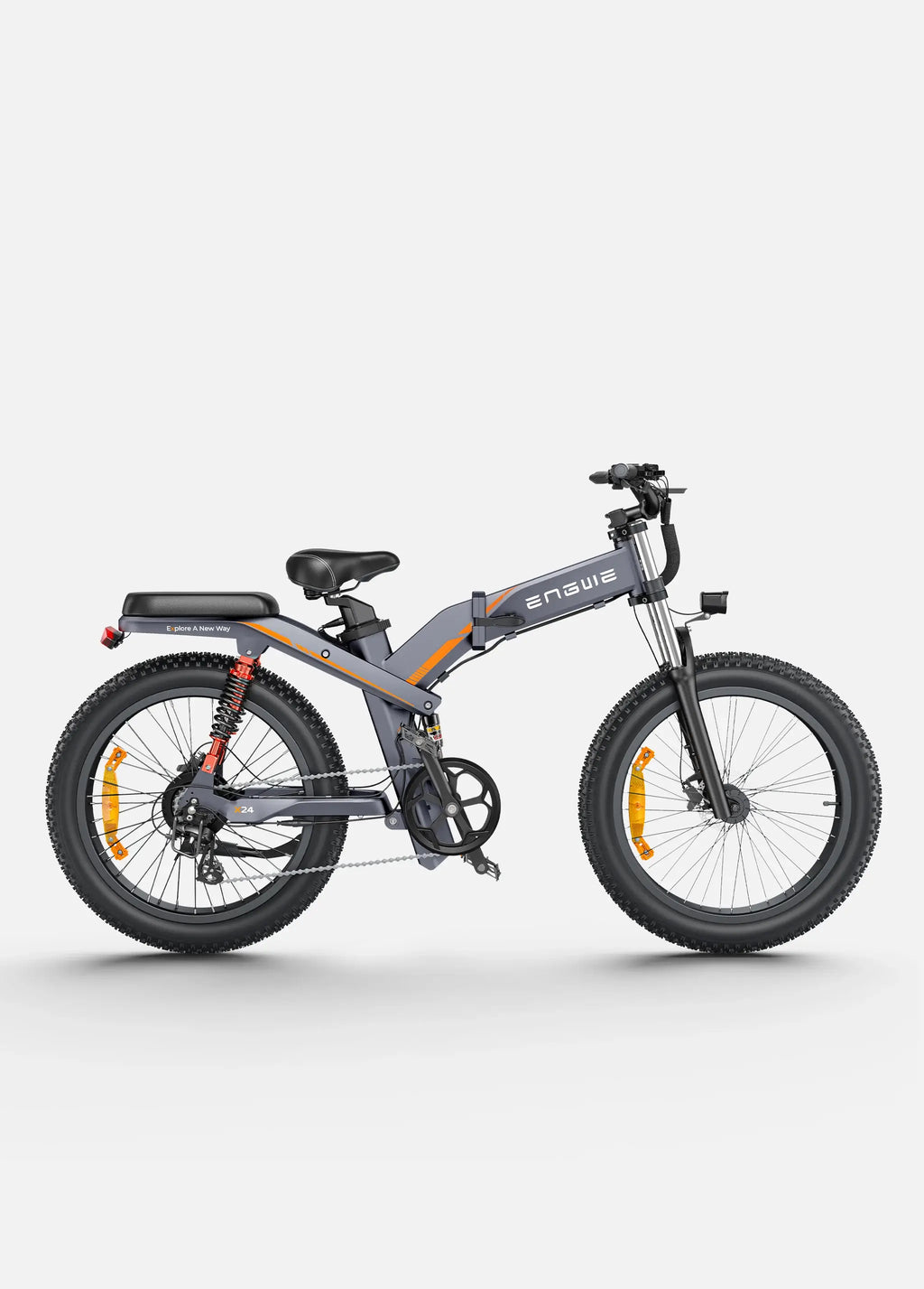 ENGWE X24 25 km/h 29.2Ah Dual Batteries Triple Suspension Foldable E-bike