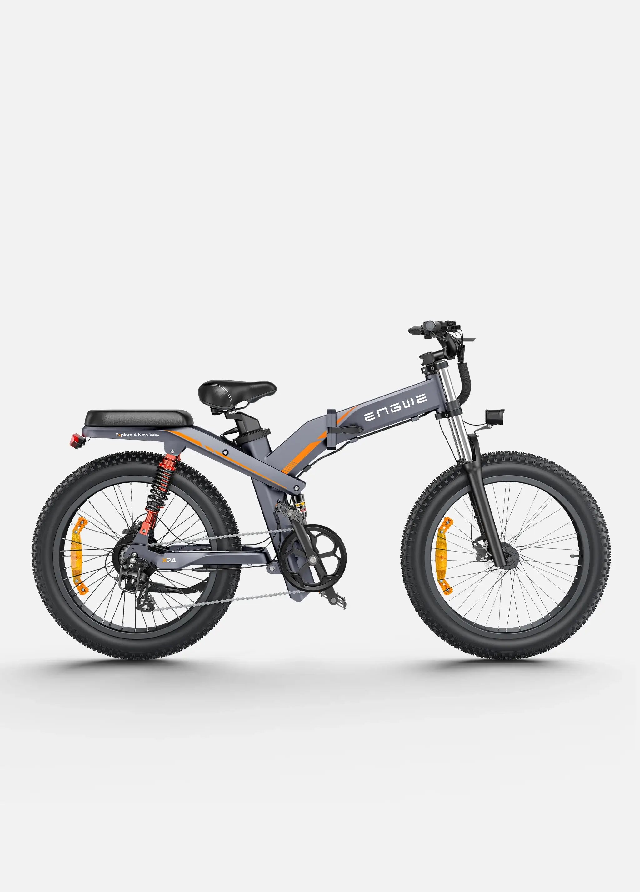 ENGWE X24 25 km/h 29.2Ah Dual Batteries Triple Suspension Foldable E-bike