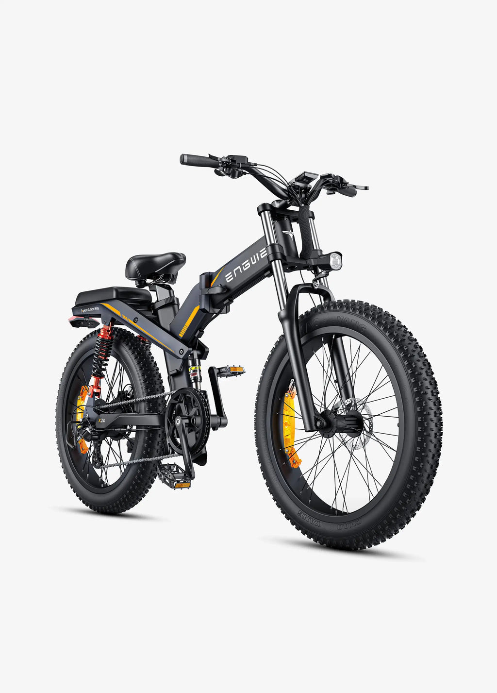 ENGWE X24 25 km/h 29.2Ah Dual Batteries Triple Suspension Foldable E-bike