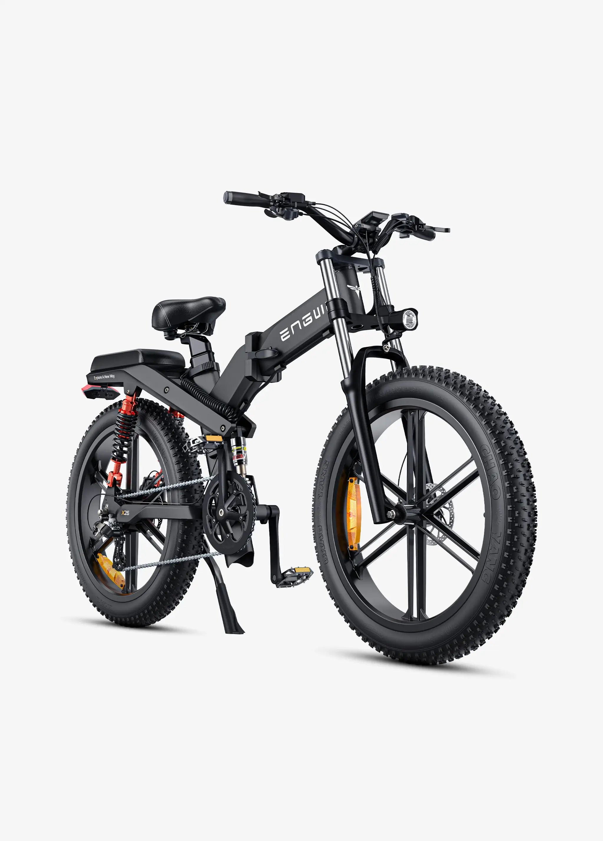 ENGWE X26 25 km/h 29.2Ah Dual Batteries Triple Suspension Foldable E-bike